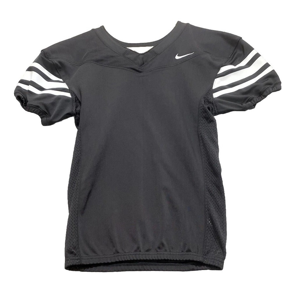 Nike Engineered Football Practice Jersey Mens XL Black Nylon Stretch Mesh Detail